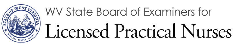 WV State Board of Examiners for LPNs logo